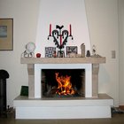 Marmorkamin offen